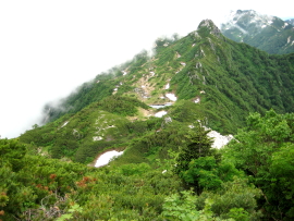 1107naj11 烏帽子岳と四十八池
